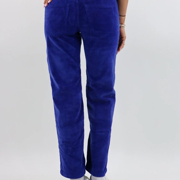 NEW FREE PEOPLE RiskTaker Corduroy Straight Leg Pants in Blue for women 1125 5m - Picture 5 of 7
